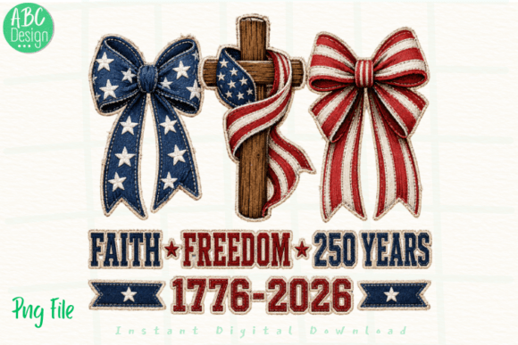 Download Faith Freedom 250 Years Patriotic PNG - Premium Resources