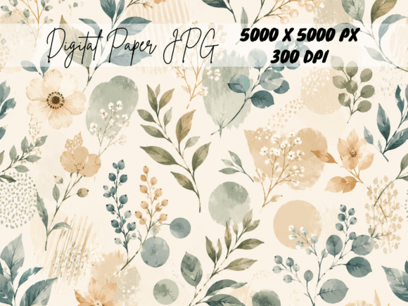 Download Sage Green Vintage Floral Rose Pattern - Rose pattern Collection