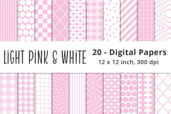 Download Light Pink and White Scrapbook Papers - Scrapbook papers Collection